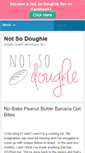 Mobile Screenshot of notsodoughie.com