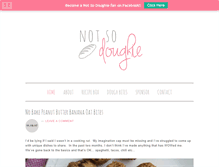 Tablet Screenshot of notsodoughie.com